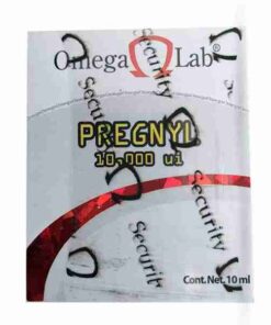 HCG Pregnyl 10000 ui x 1 amp 1 solvent - Omega labs